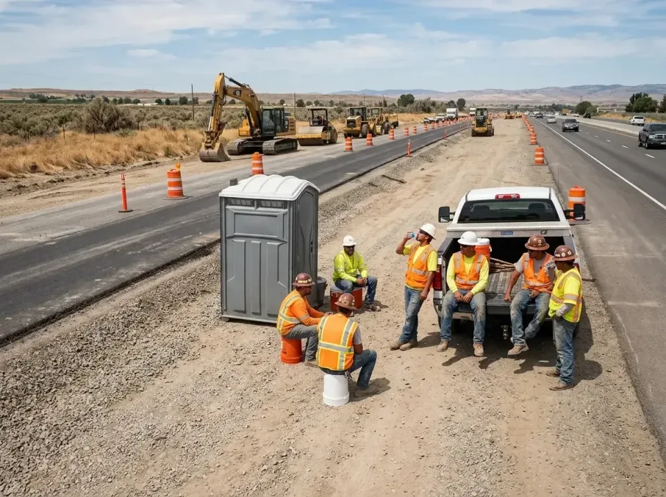 highway-road-construction-crew-007 — frequently asked questions, Porta Potty and Restroom Rentals in La Palma, CA